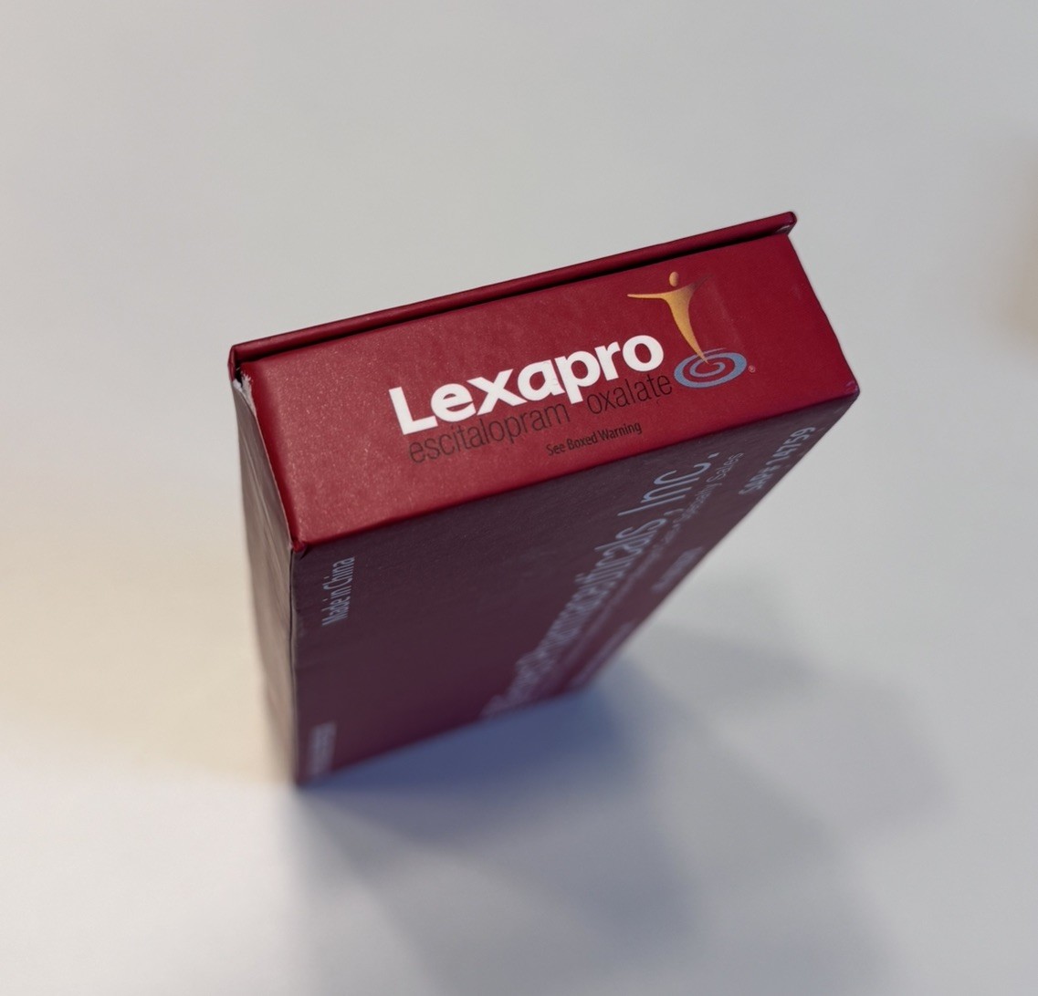 Lexapro Drug Rep Pharmaceutical Promotional Box Tongue Depressors SEALED 2008