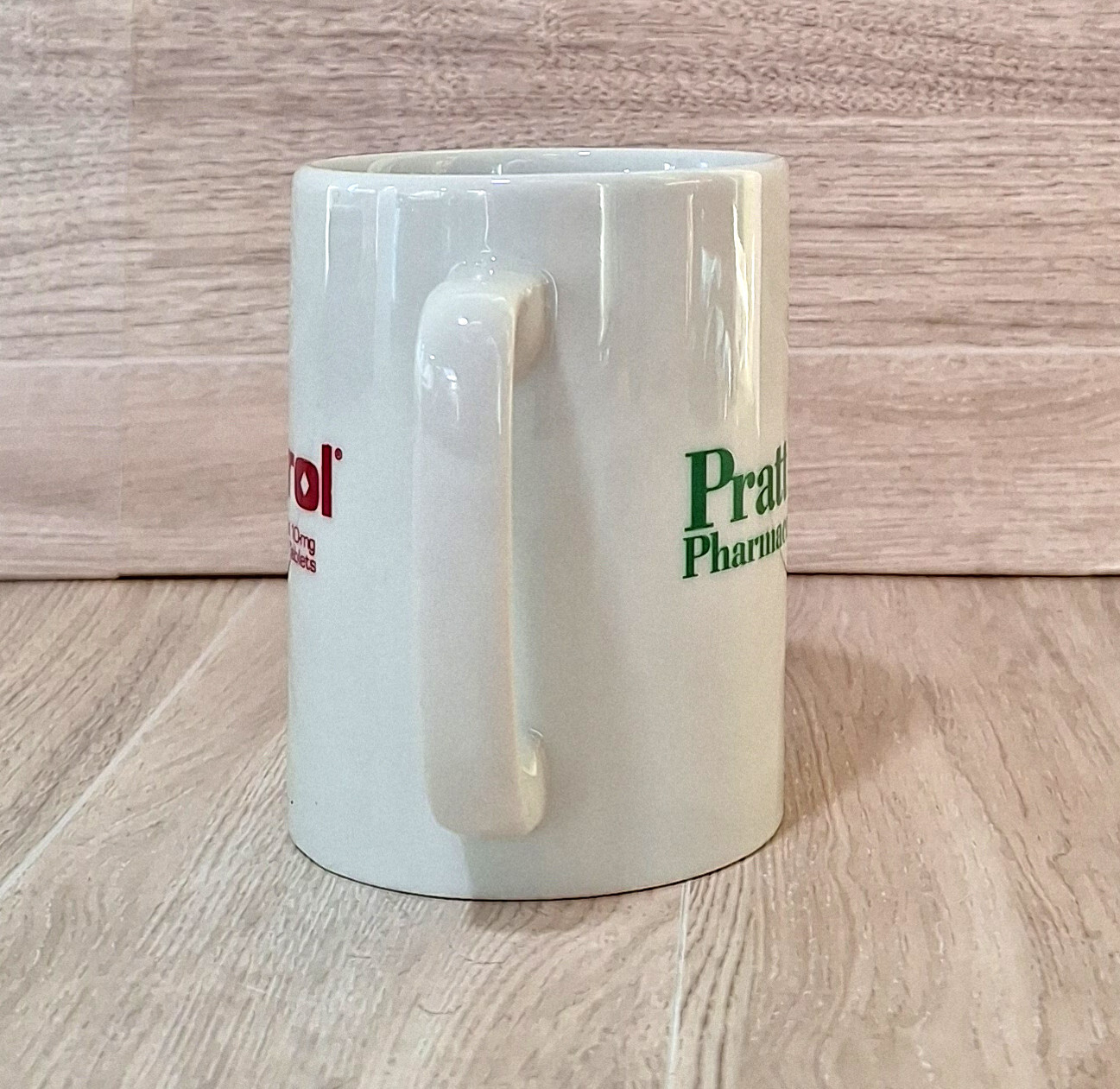 Glucotrol Glipizide Ceramic Coffee Mug Pratt Pharmaceuticals Drug Rep Swag