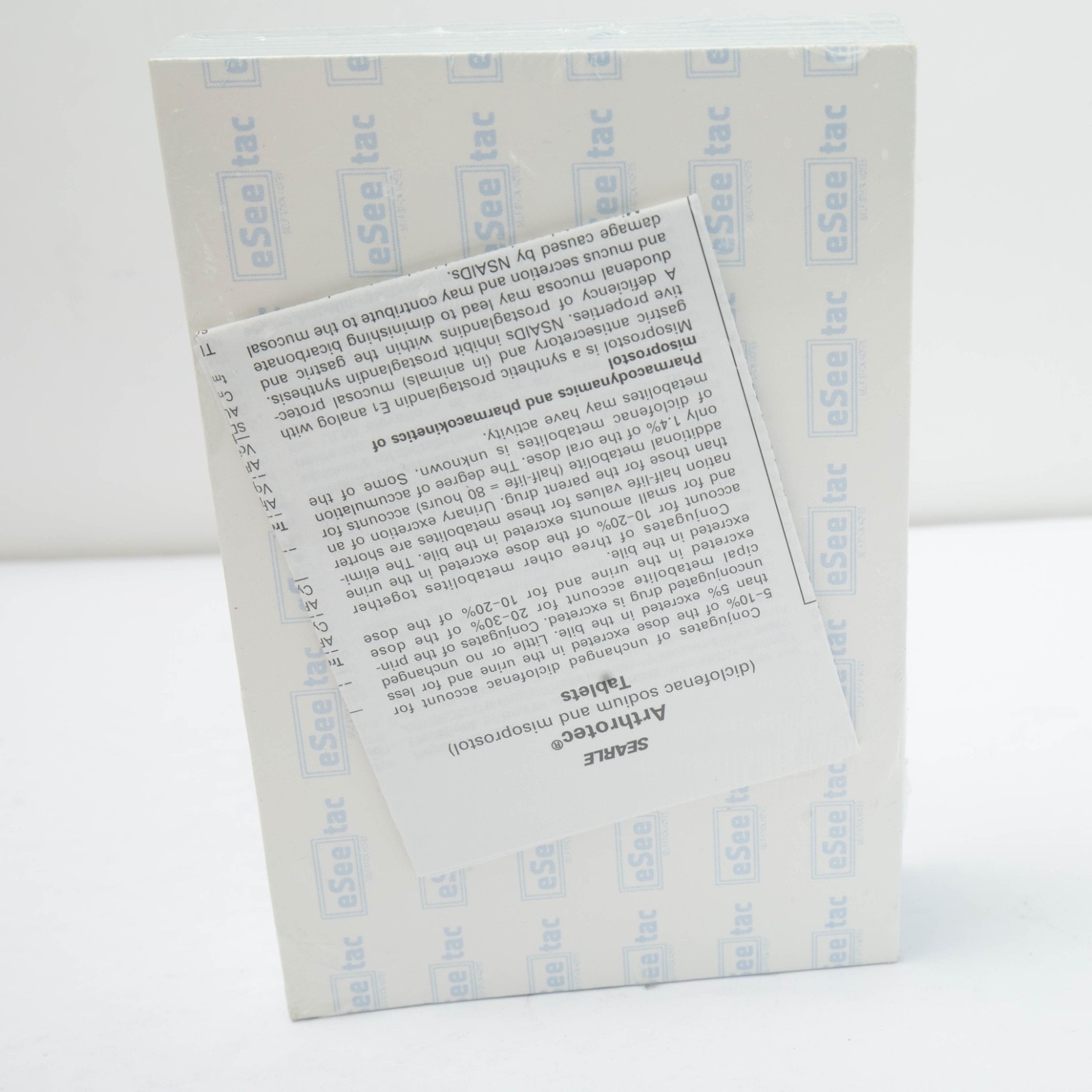 Vtg 2000 Arthrotec Note Pad Pharma Advertising Rep Logo New Sealed Searle Pads