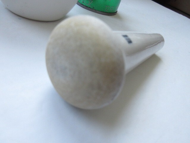 Vtg Coors USA Heavy White Porcelain Lab Mortar & Pestle Apothecary 522-00 14H
