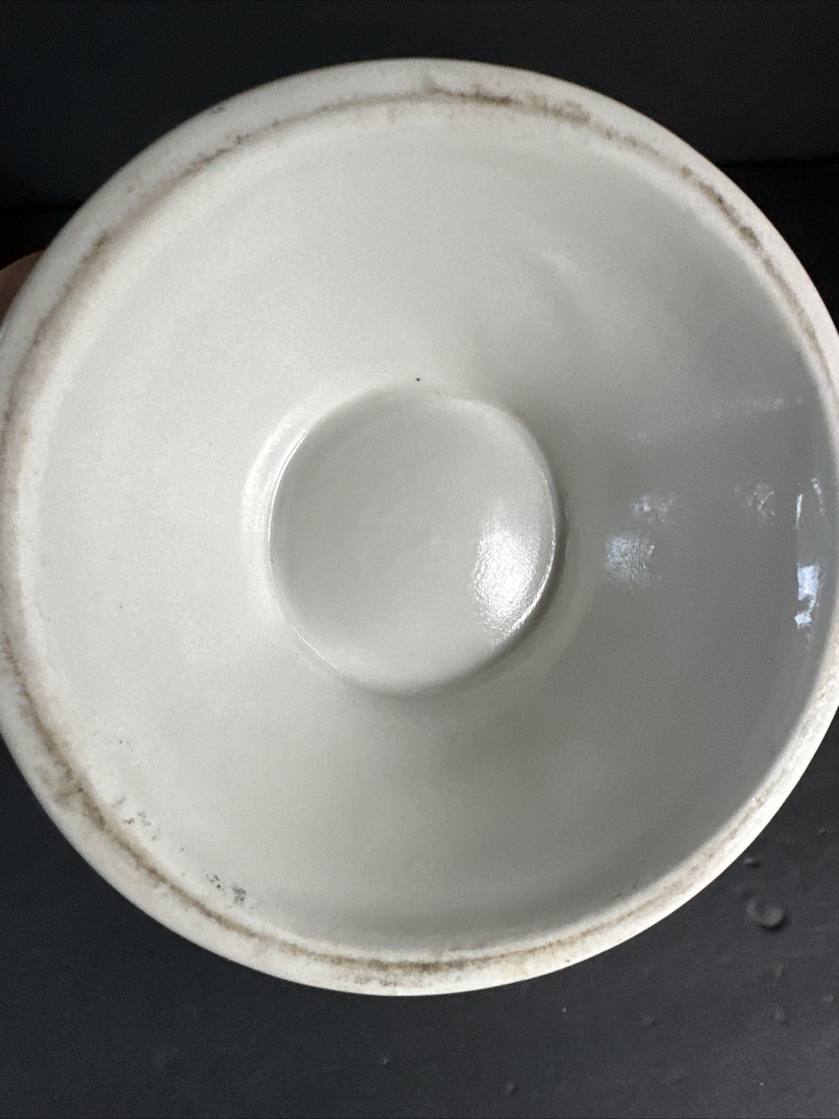 Vintage Owens Illinois RX Porcelain Pharmacy Apothecary Mortar & Pestle Set#R19