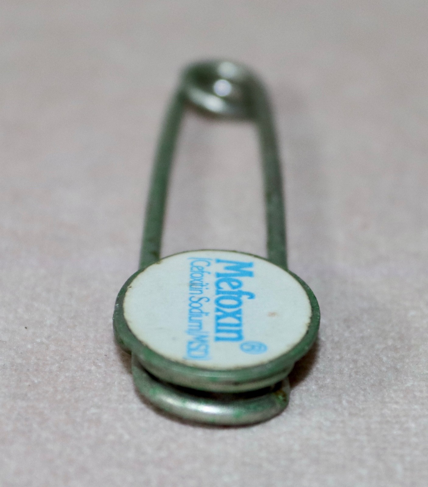 MERCK Drug ~ Mefoxin®️ ~ Pharmaceutical Rep 3” Promotional Advertising Pin