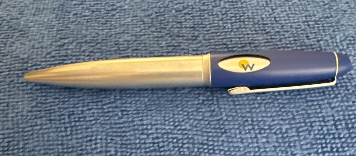 Wellbutri Advertising Pharmaceuticals Rep Heavy Metal Pen P2