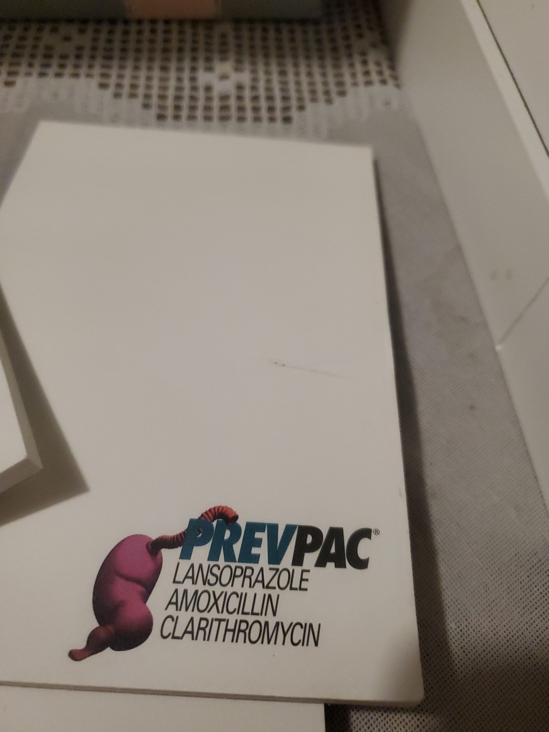 VTG Prevacid & Prevpac Post-it Note Lot Merck Stomach Illustration Drug Rep Swag