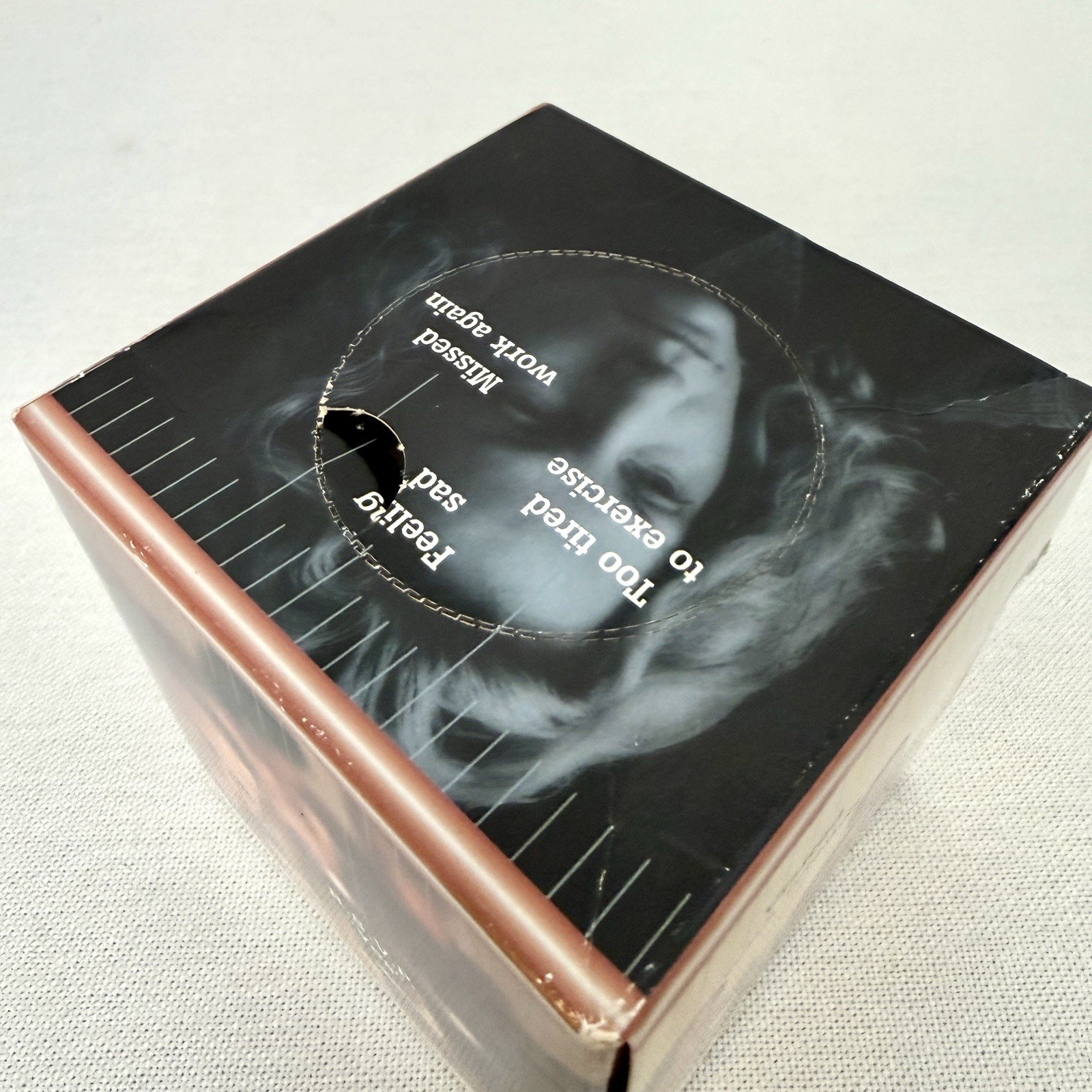 Vintage Lexapro Drug Rep Pharmaceutical Advertising Tissue Box Holder Promo 2003