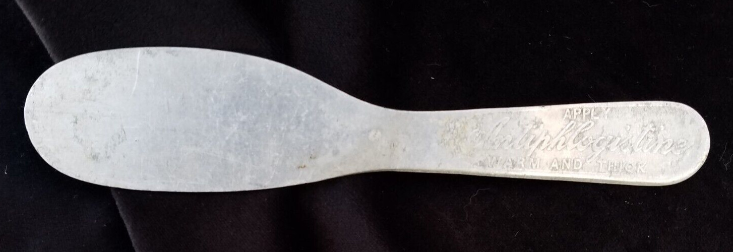 Old Advertising Premium Medicine Applicator Antiphlogistine Poultice Rub Remedy