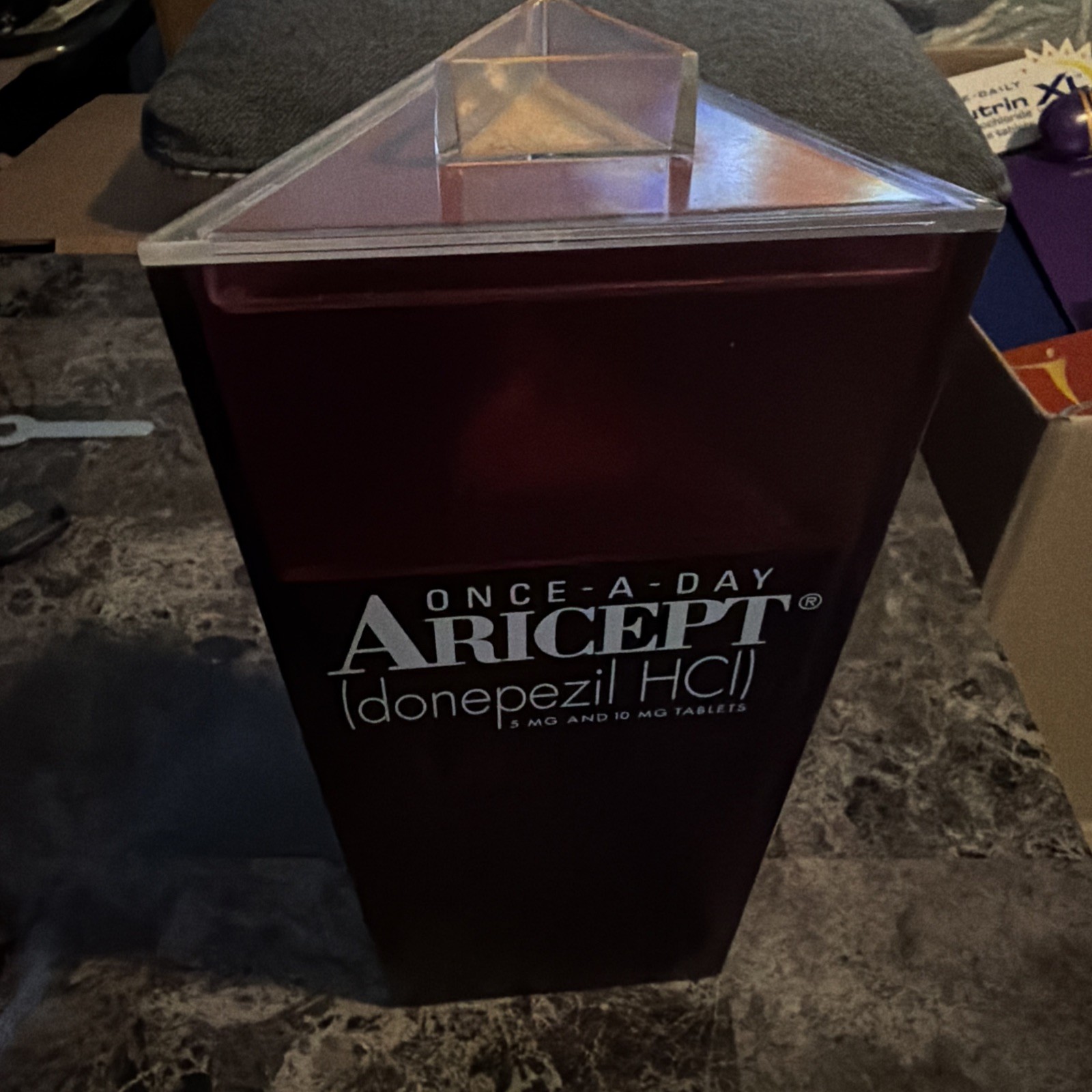 Aricept (Pfizer & Eisai) Drug Rep Promo Nesting Box 2000s Unique
