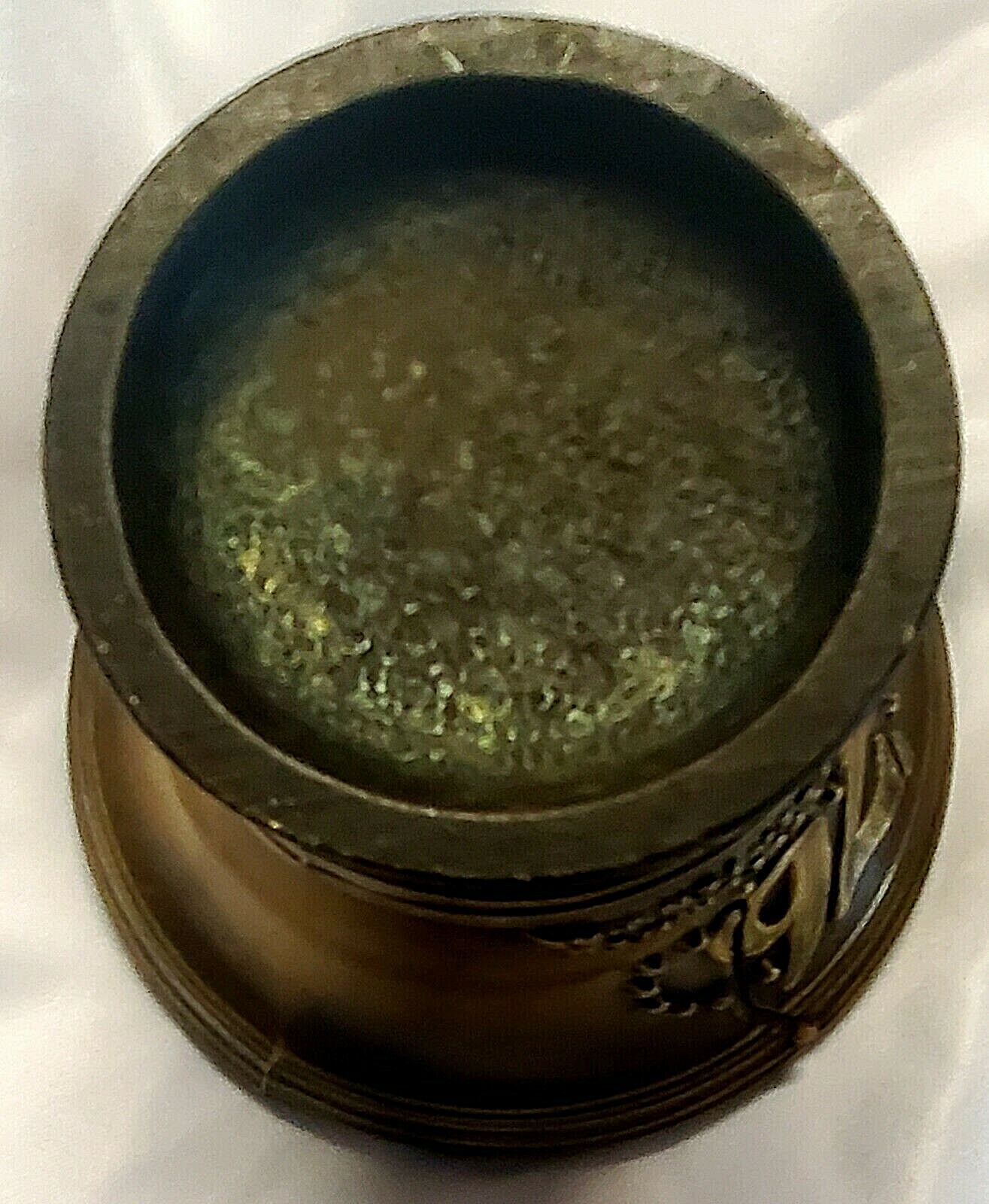 BRASS 1976 RX MORTAR & PESTLE BICENTENNIAL LIBERTY BELL GARAMYCIN ON PESTLE