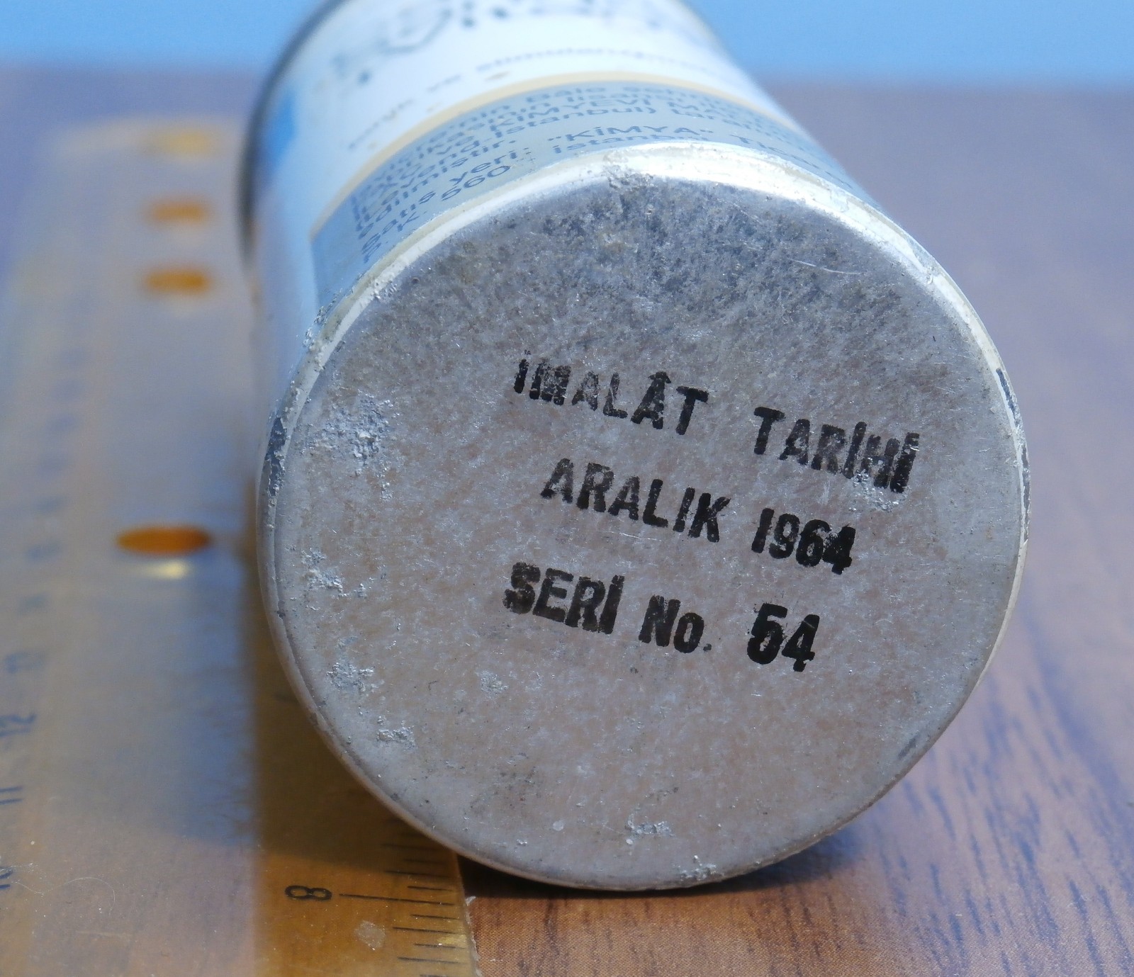 Vtg OPTALIDON SANDOZ MED. TIN BOX Swiss (Turkey)