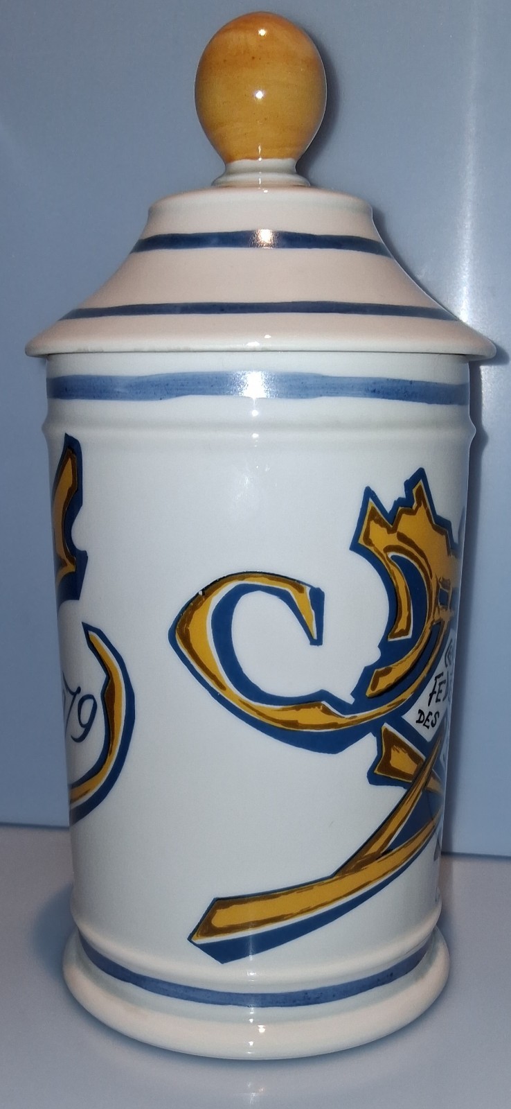 Vintage Limoges Chemist Apothecary Jay by Georges Mathieu for 100th Anniversary