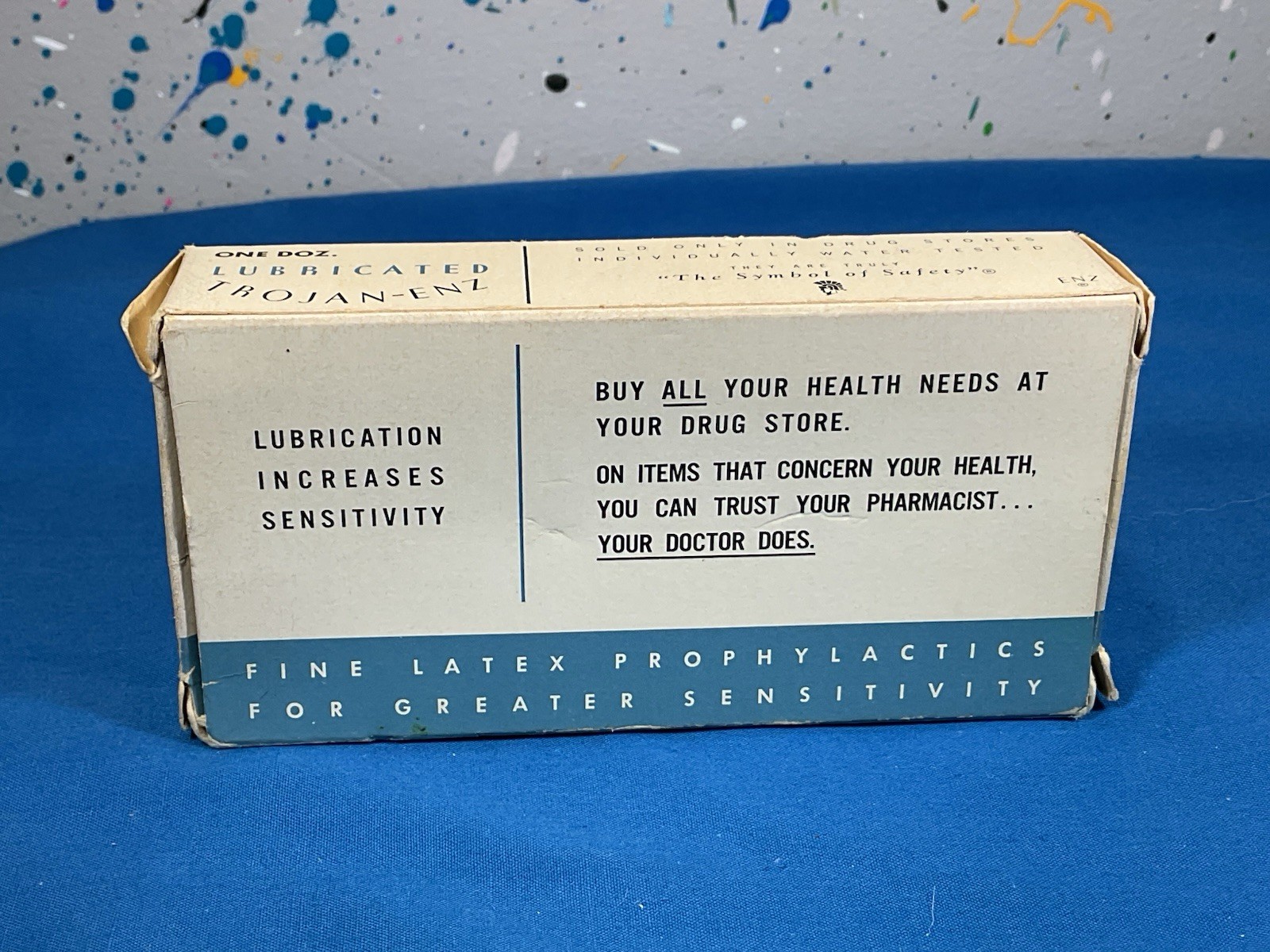 1960’s Trojan-Enz Empty Box