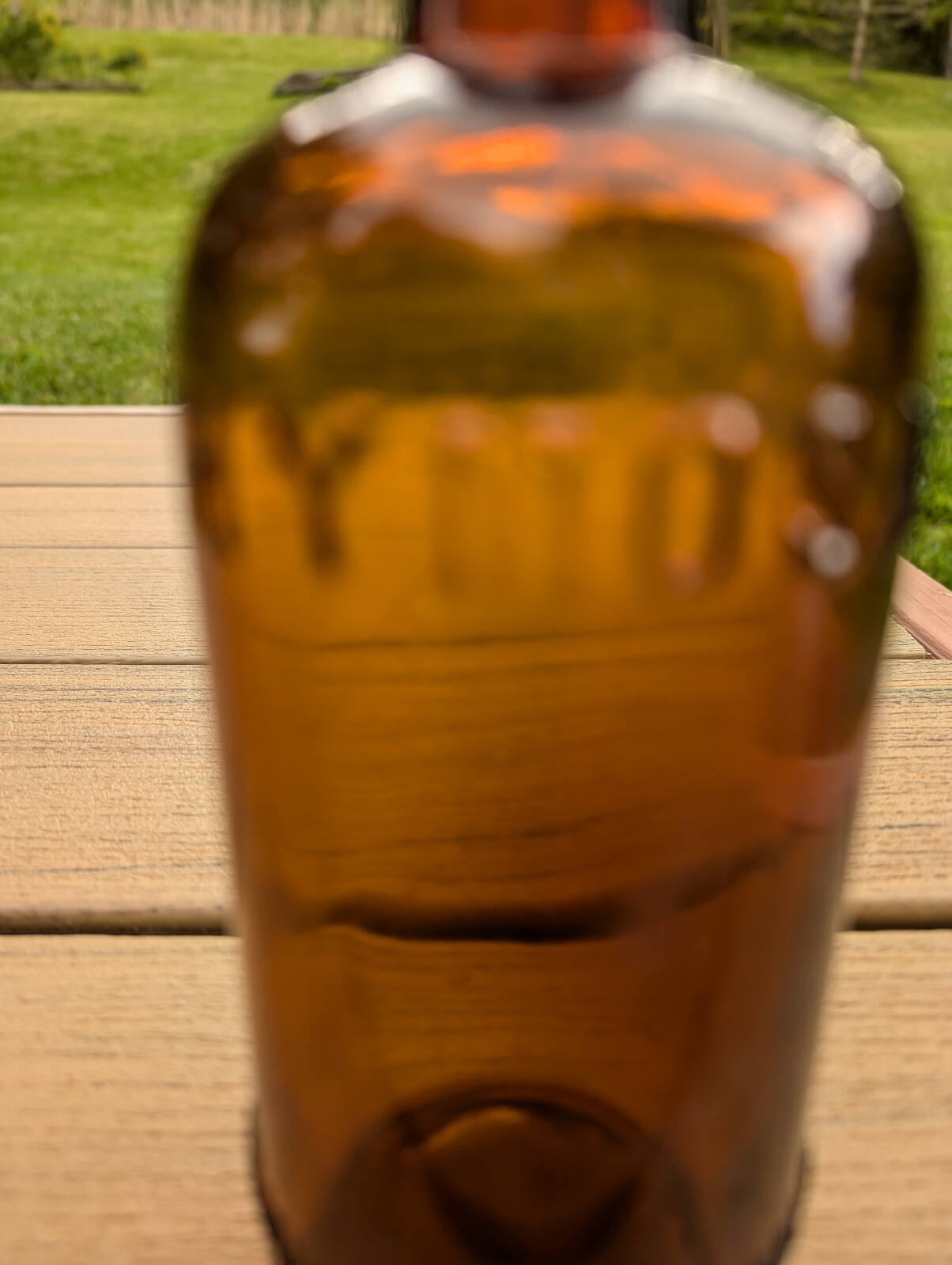 Hymosa Medicine Bottle Walker Pharmacal Company St. Louis Brown Glass Amber
