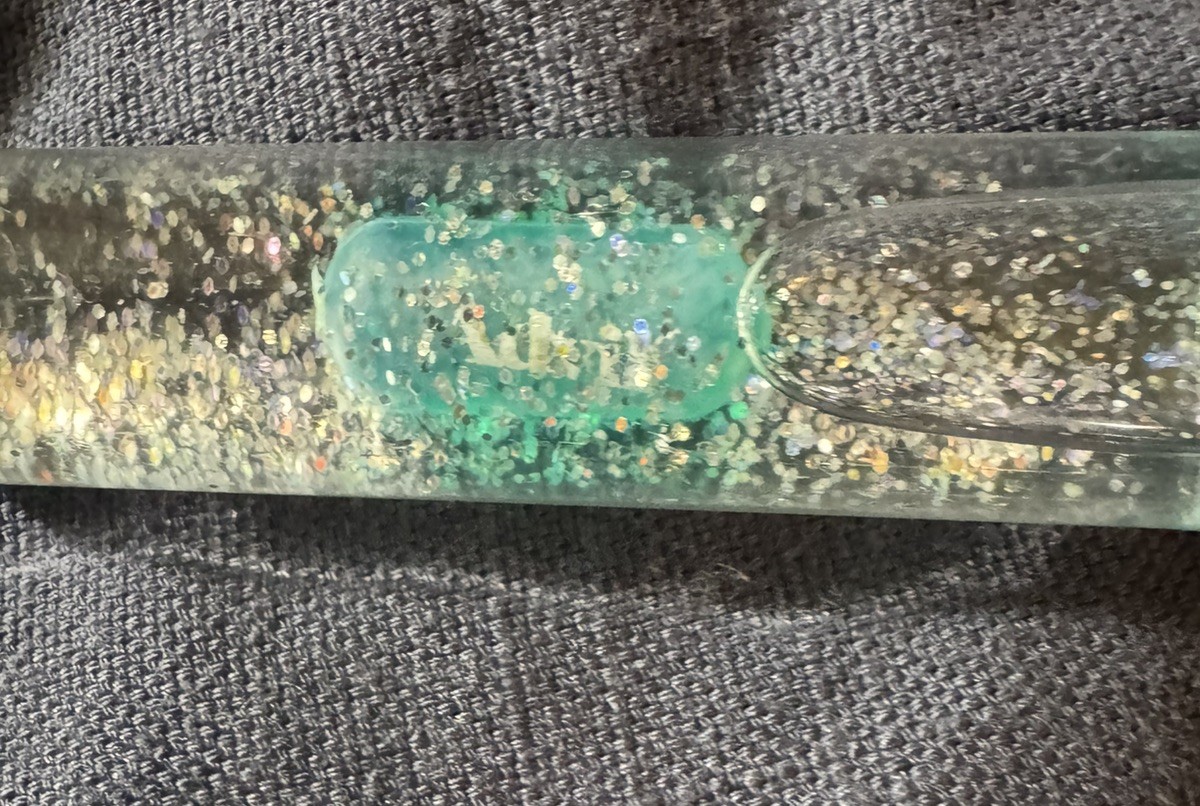 ADVIL LIQUI-GELS PEN w/Glitter & Pill Pharmaceutical Drug Promo Collectible RARE
