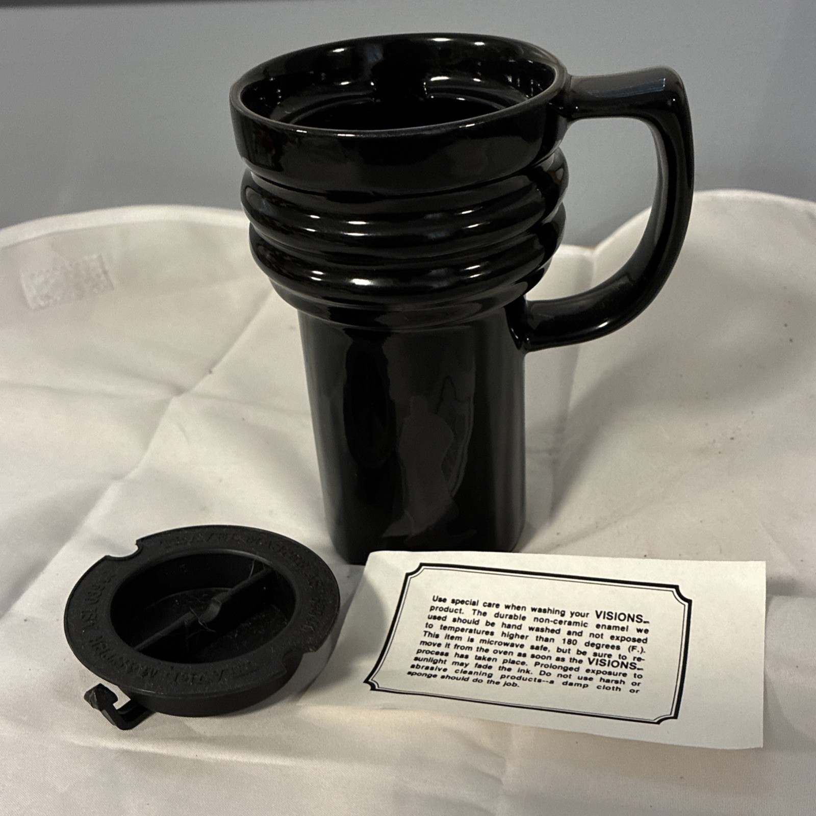 Lescol Fluvastatin Sodium Promotional Travel Mug IT RARE UNUSED 6”