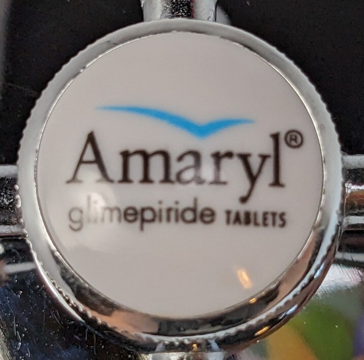 Amaryl Glimepiride Tablets Apothecary Jar Drug Rep Advertising Pharmaceutical